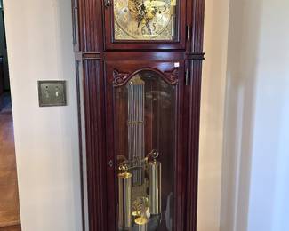 Grandfather clock.