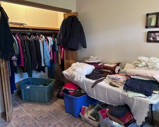 Clothing. Linens.