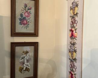 Needle point art.