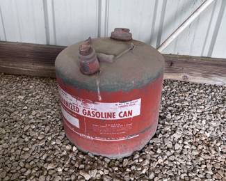 Gasoline can.