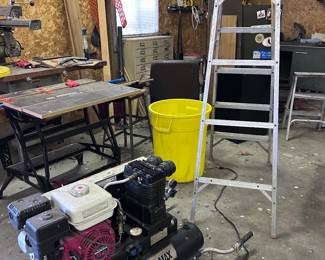Sanborn air compressor.