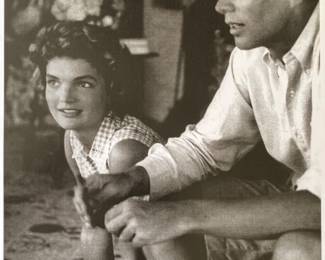 Young JFK and Jackie