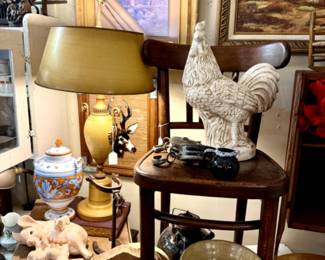 Western room with lots of cowboy and country decor.