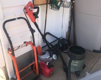 Items Located In The Back Yard