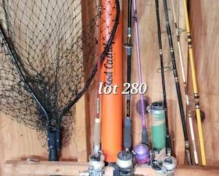 Fishing rods and reels, dip net
