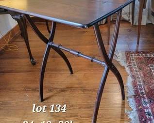 Vintage mahogany tray table