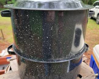 Crab steamer and bushel basket