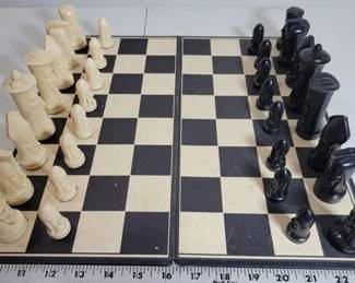 Peter Ganine 1950s chess set