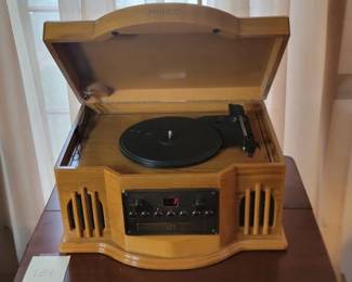 Philco turn table, CD and cassette player