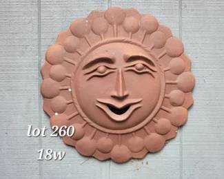 Clay outdoor wall decor