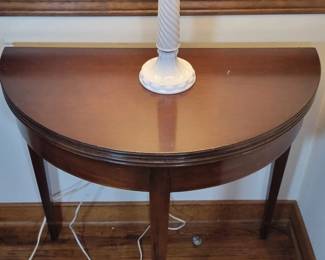 Vintage Federal flip top wall table
