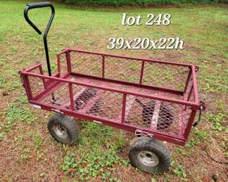 Metal utility wagon