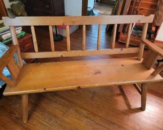 Vintage deacons bench