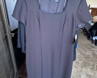 Liz Claiborne Black Cap Sleeve Dress – Size 14