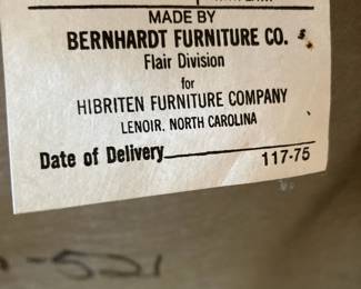 Bernhardt Furniture Dining Set with Cane Back Dining Chairs