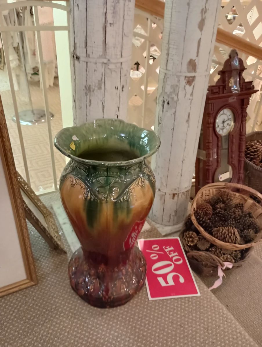 Art pottery umbrella holder/stand