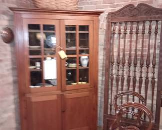 Large corner cabinet with loaded of storage space