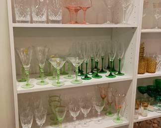 Glass stemware