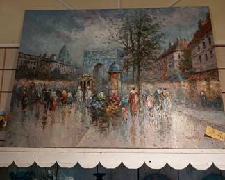 Paris Street scape
Acrylic on canvas