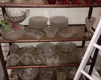 Fostoria American pattern glassware
