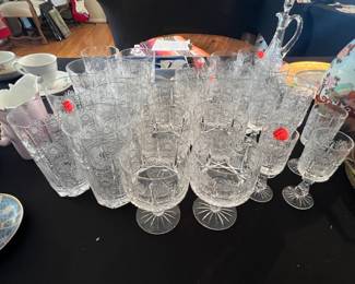Cut Crystal Glassware
