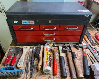 Large selection of tools.