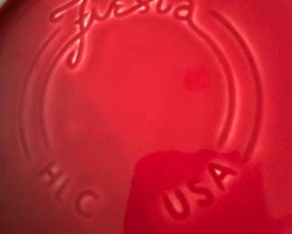 Fiesta Ware Red Scarlet Soup Bowl