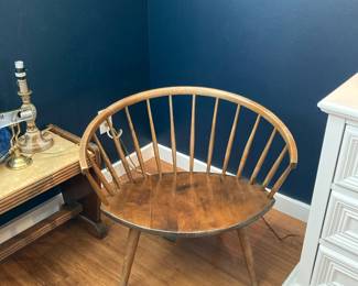 Spindle Back Lounge Chair