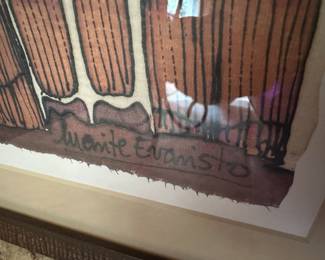 Framed & Matted Watercolor Painting of Casa Batlló by Luenite Enavisto