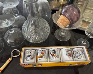 Set of 5 Yung-Boh Ceramic "Welcome to Korea" Sake Cups