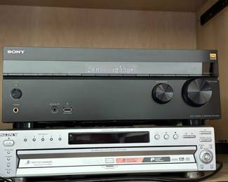 Sony A/V Receiver – STR-DH550, Sony 5 Disc Multi CD/DVD/VCD Changer – DVP-NC655