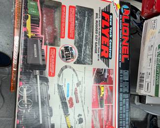 Toy trains. Lionel, Tyco. Some still in package. 