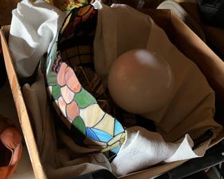 Stained Glass Hanging Lamp