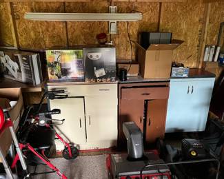 Cabinets.