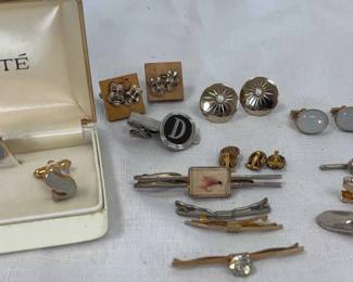 Tie Clips, Tie Pins, Cuff Links