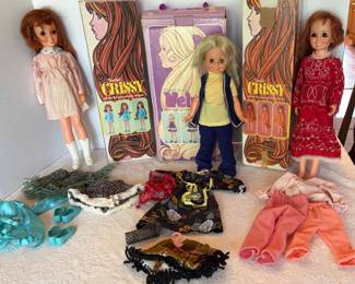 Ideal Chrissy Dolls And Velvet Doll