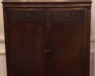 Vintage Radio Cabinet Mirror