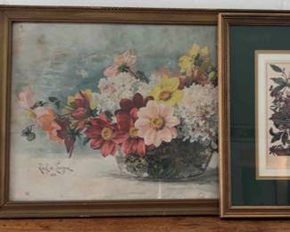 Faul de Songpre 1898 Framed Print, 2 Robert Furber Framed Amd Matted Prints