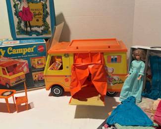 Vintage Barbie Country Camper, Dolls And More