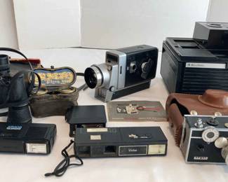 Vintage Cameras Binoculars