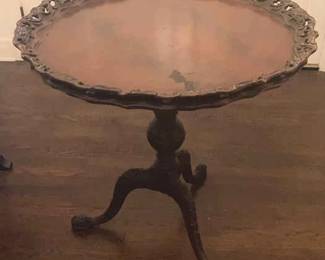 Vintage Round Pedestal Table