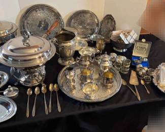 Silver Plate Serving Dishes