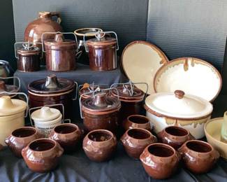 Pfaltzgraff Serving Dishes, Heinz Bean Pots, Crocks