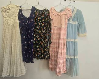 Womens Vintage Floral Dresses