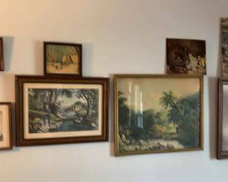 Vintage Artwork The Trout Pool
