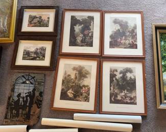 Hand Painted Viviane E. Laiche,Mystery Posters, Framed Art,