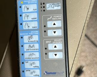 Human Touch Massage Chair w/ Remote