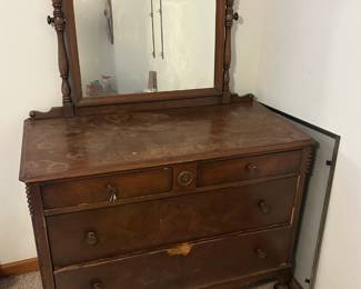 Antique Dresser w/ Mirror