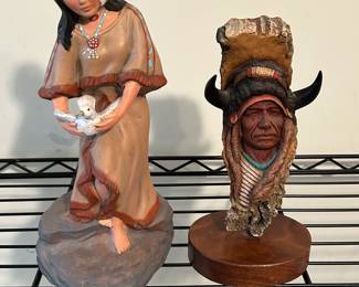 Native American Statues