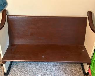 Vintage Wood Pew / Bench
